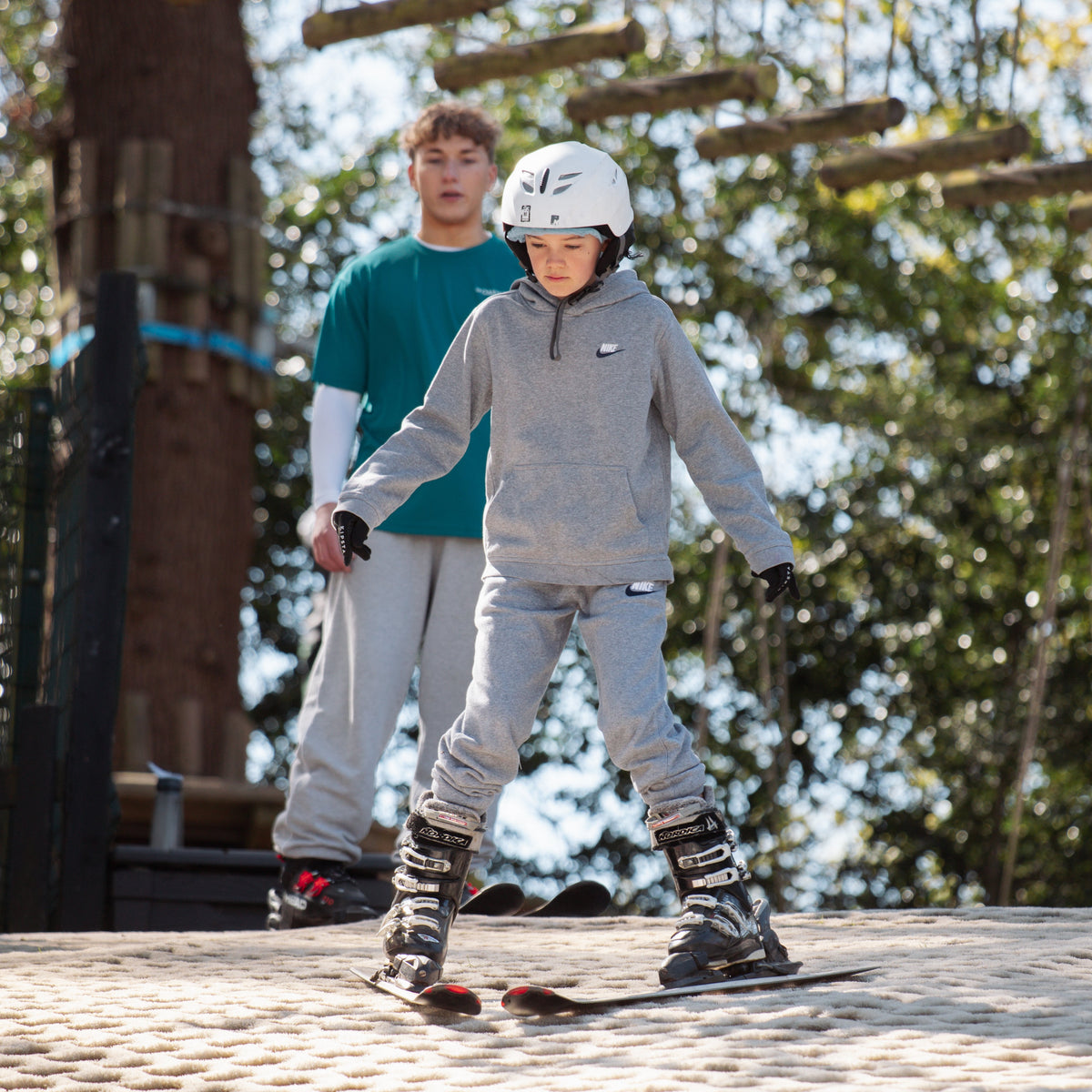 Private ski coaching session on the slopes at The Oakwood