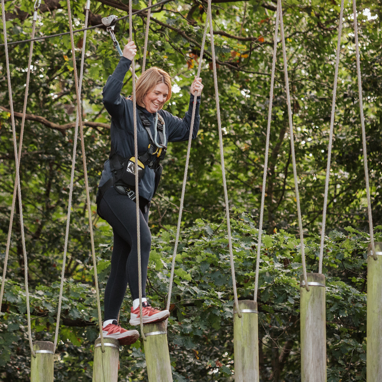 207 High Ropes High Ropes Adventure | Esher, Surrey – The Oakwood